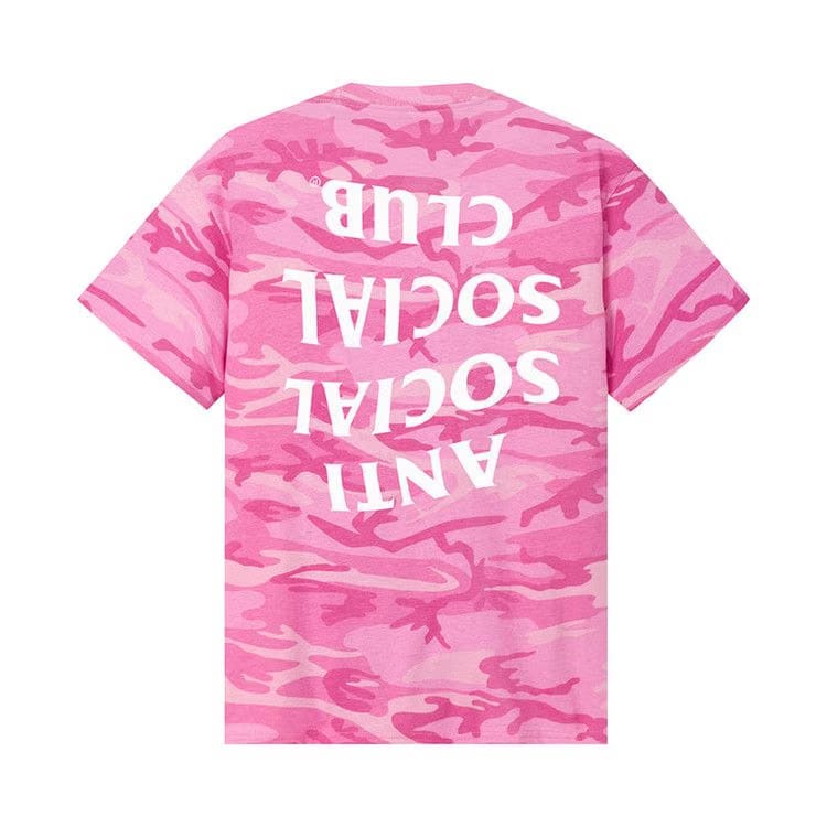Anti Social Social Club Mind Play T-Shirt Pink Camo