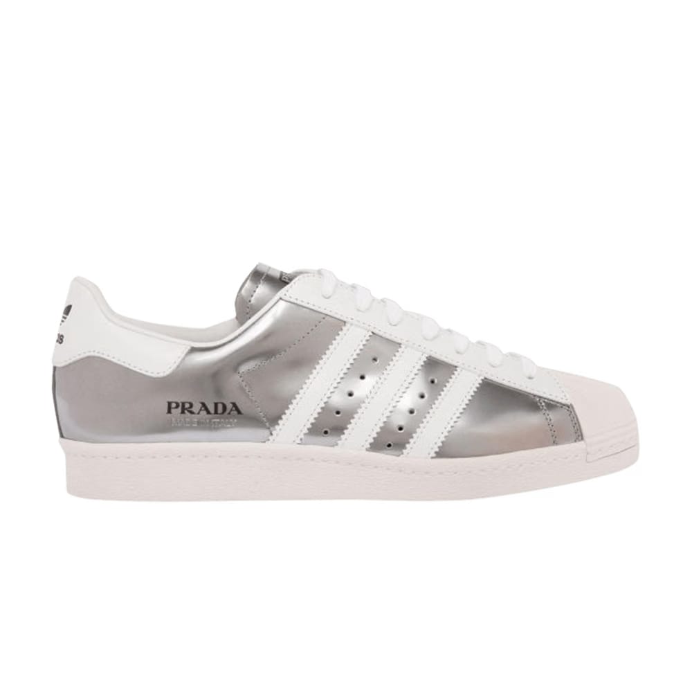 Prada x Superstar Silver Metallic