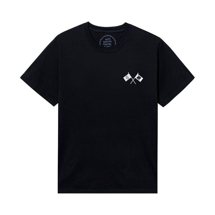 Anti Social Social Club x Undefeated Chess Club T-Shirt Black