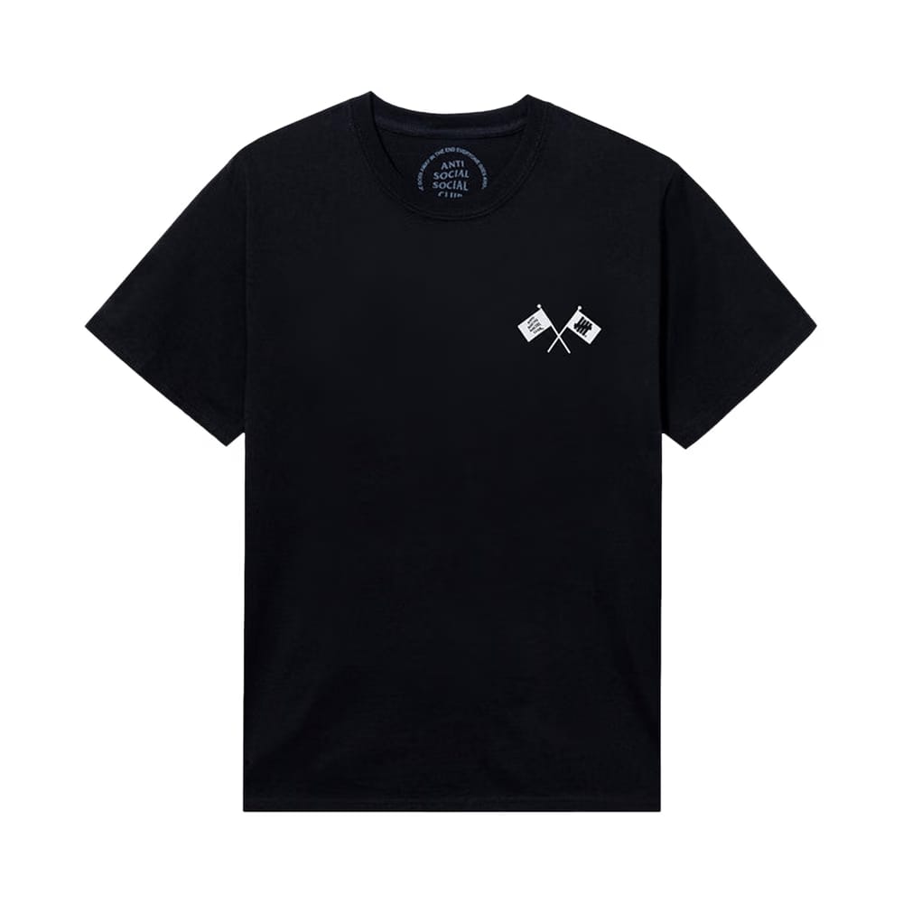 Anti Social Social Club x Undefeated Chess Club T-Shirt Black