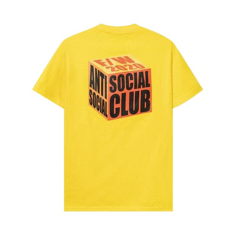 Anti Social Social Club I Wish I Was Wrong T-Shirt Gold