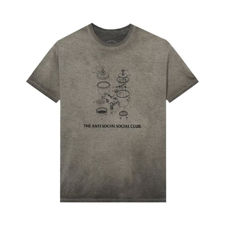 Anti Social Social Club Dying On the Gram Sand Mineral Wash T-Shirt Sand Mineral