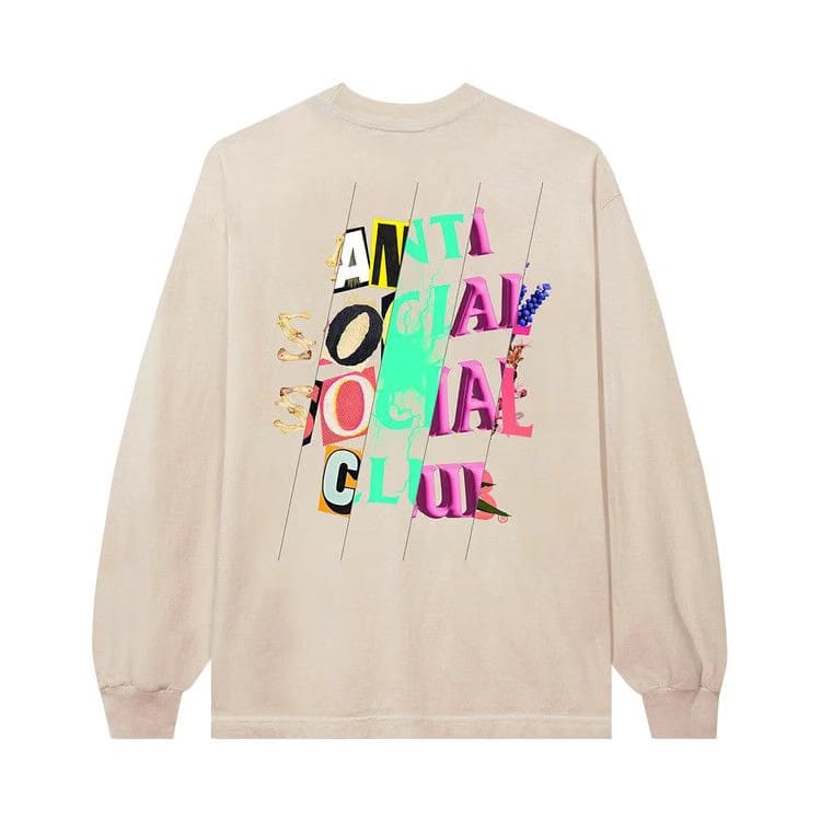 Anti Social Social Club Radness Cement Long-Sleeve T-Shirt Cream