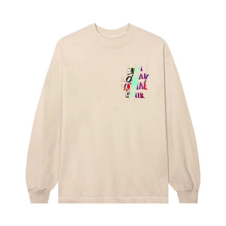 Anti Social Social Club Radness Cement Long-Sleeve T-Shirt Cream