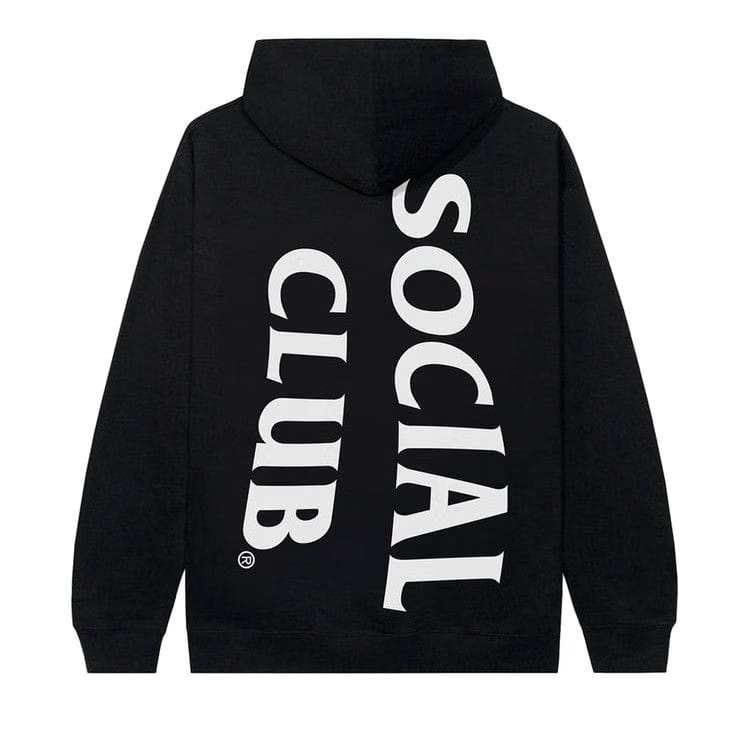 Anti Social Social Club Vertical Horizon Hoodie Black