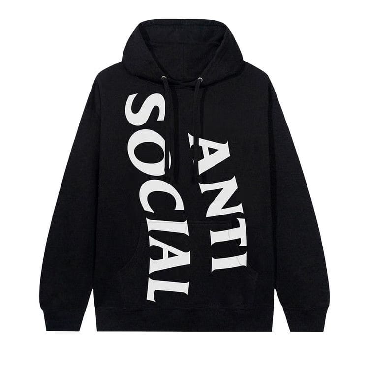 Anti Social Social Club Vertical Horizon Hoodie Black