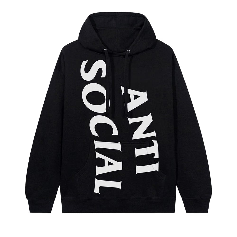 Anti Social Social Club Vertical Horizon Hoodie Black