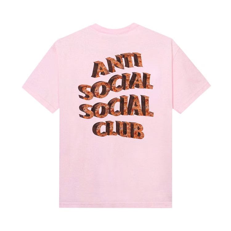 Anti Social Social Club White Picket Fence T-Shirt Pink