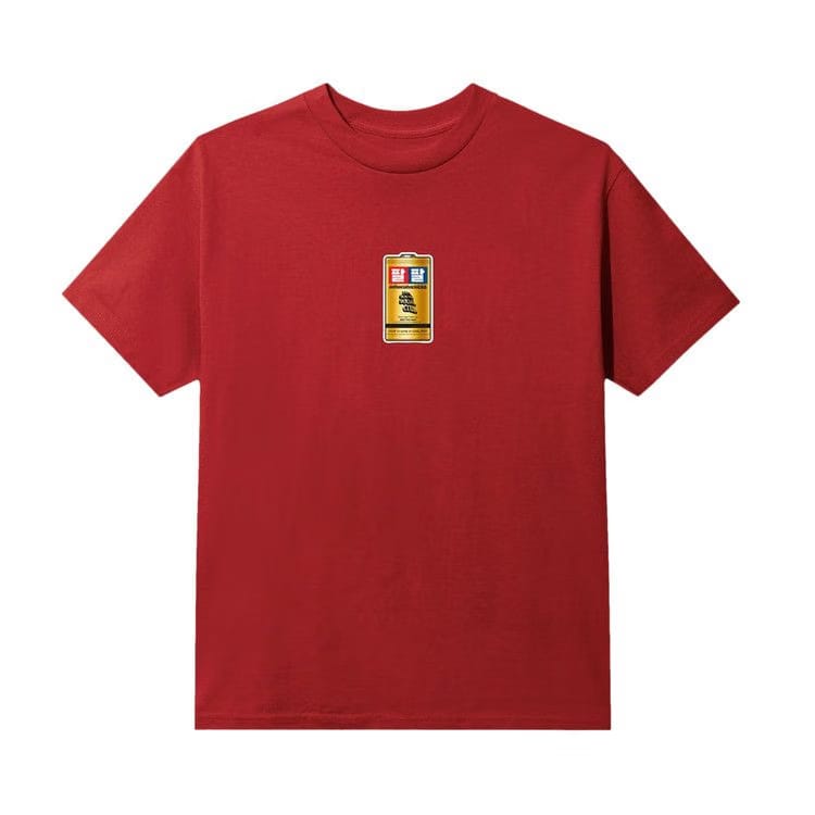 Anti Social Social Club Straight To Voicemail T-Shirt Maroon