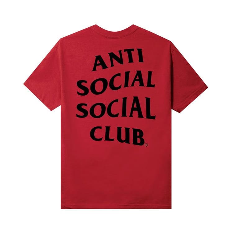 Anti Social Social Club Straight To Voicemail T-Shirt Maroon