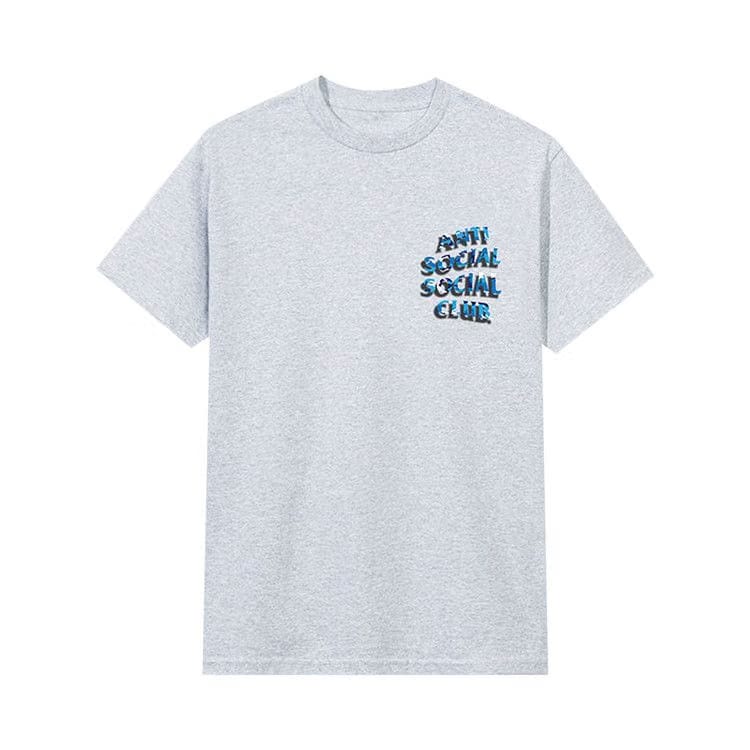 Anti Social Social Club Hidden Messages 8.0 T-Shirt Heather Grey