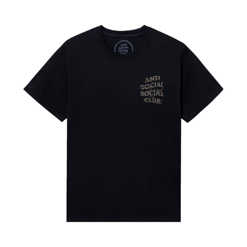 Anti Social Social Club Buck T-Shirt Black