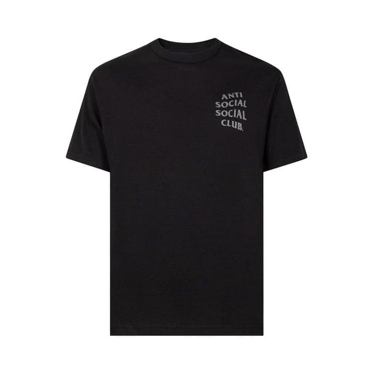 Anti Social Social Club Ghost Of You And Me 3M Reflective T-Shirt Black