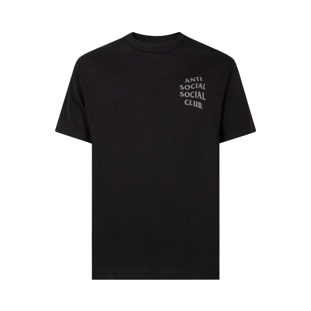 Anti Social Social Club Ghost Of You And Me 3M Reflective T-Shirt Black