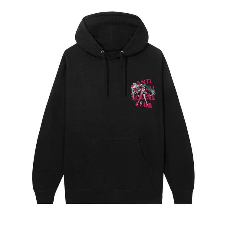 Anti Social Social Club x Goodsmile Racing Virtual Echo Hoodie Black