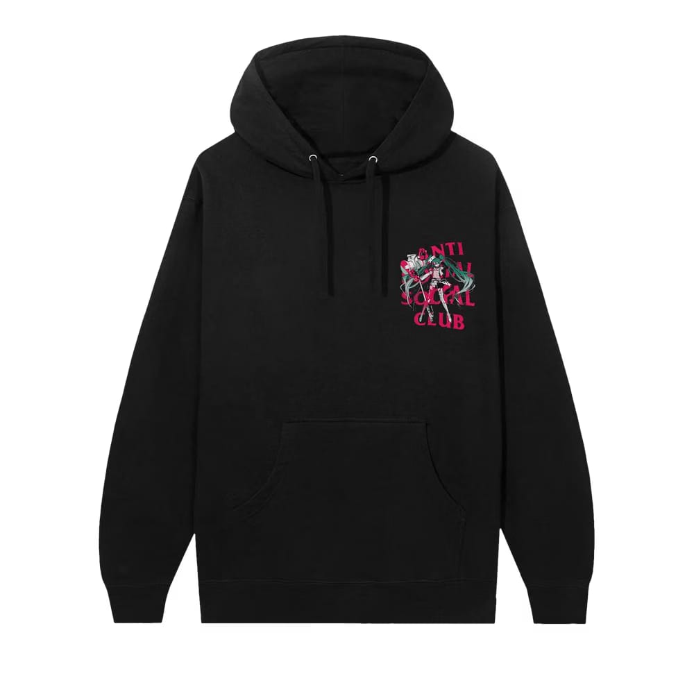 Anti Social Social Club x Goodsmile Racing Virtual Echo Hoodie Black