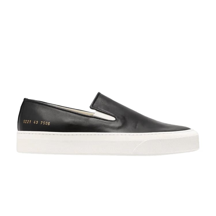Common Projects Slip-On Black White