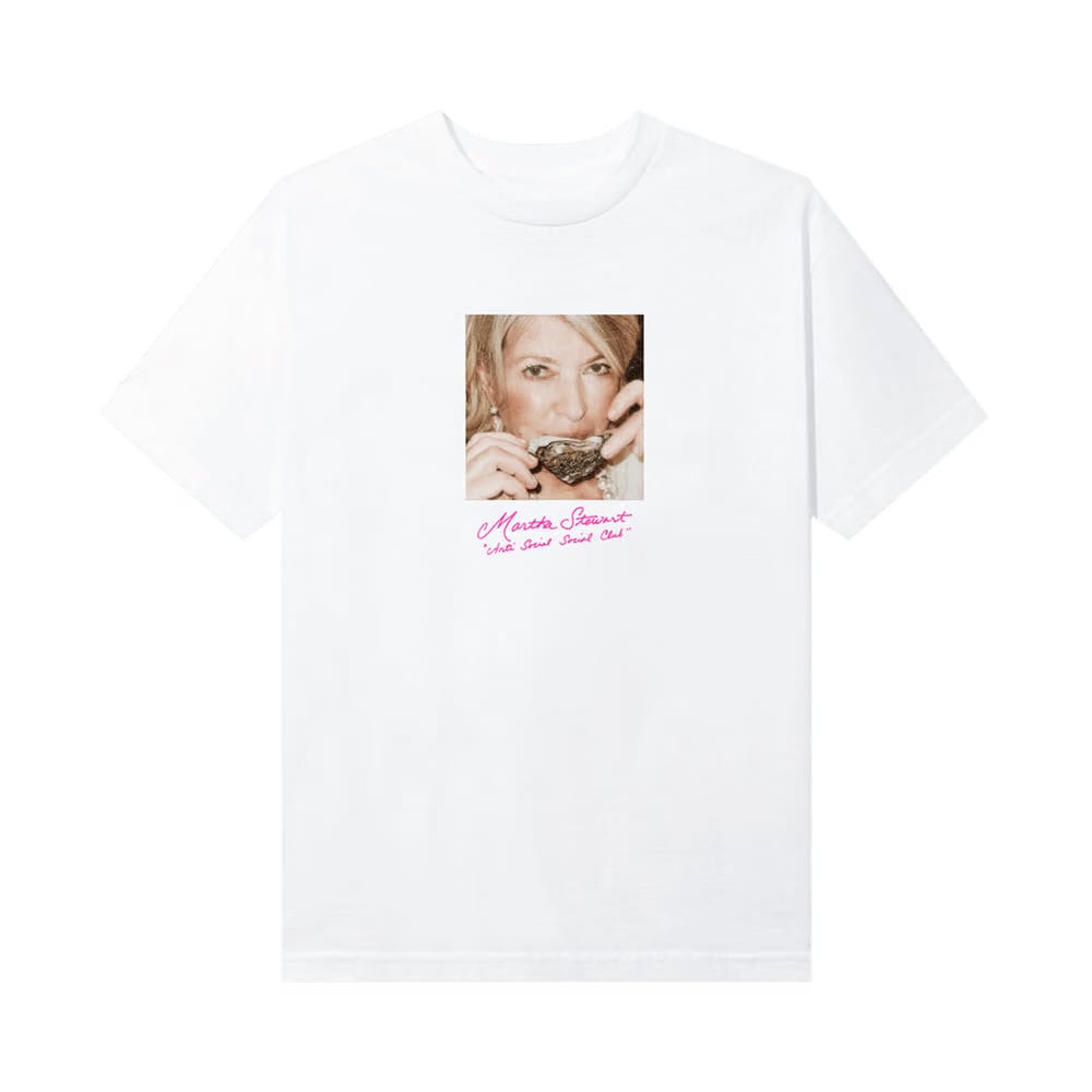 Anti Social Social Club x Martha Stewart Oyster T-Shirt White