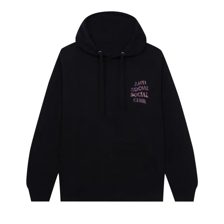 Anti Social Social Club Layer Lock Black Hoodie Black