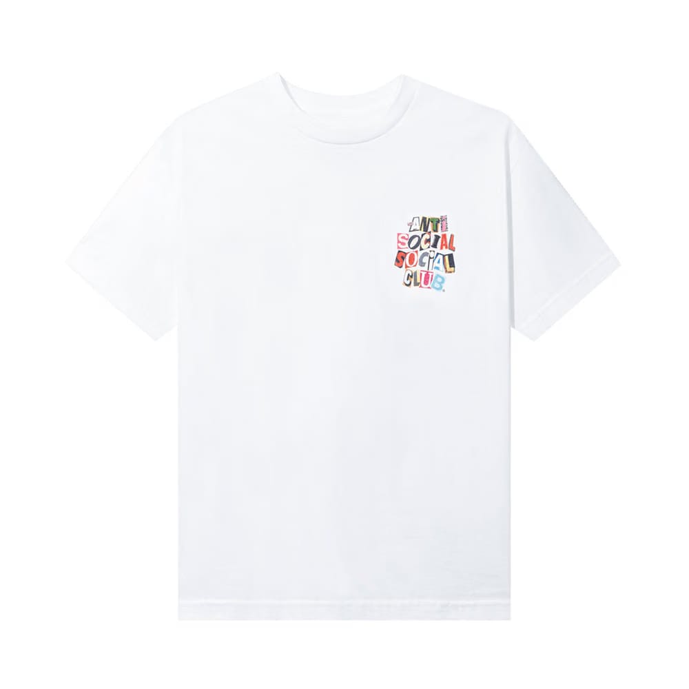Anti Social Social Club Torn Pages Of Our Story T-Shirt White
