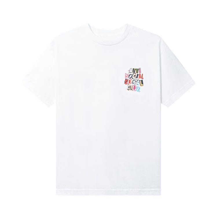 Anti Social Social Club Torn Pages Of Our Story T-Shirt White