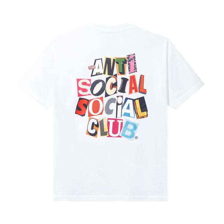 Anti Social Social Club Torn Pages Of Our Story T-Shirt White