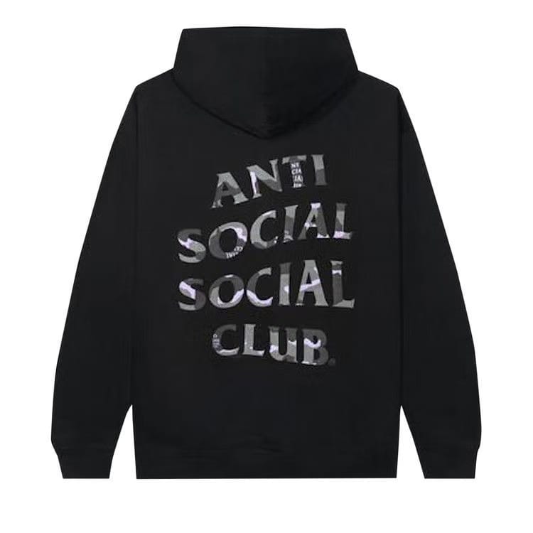 Anti Social Social Club Plain Sight Hoodie Black Purple