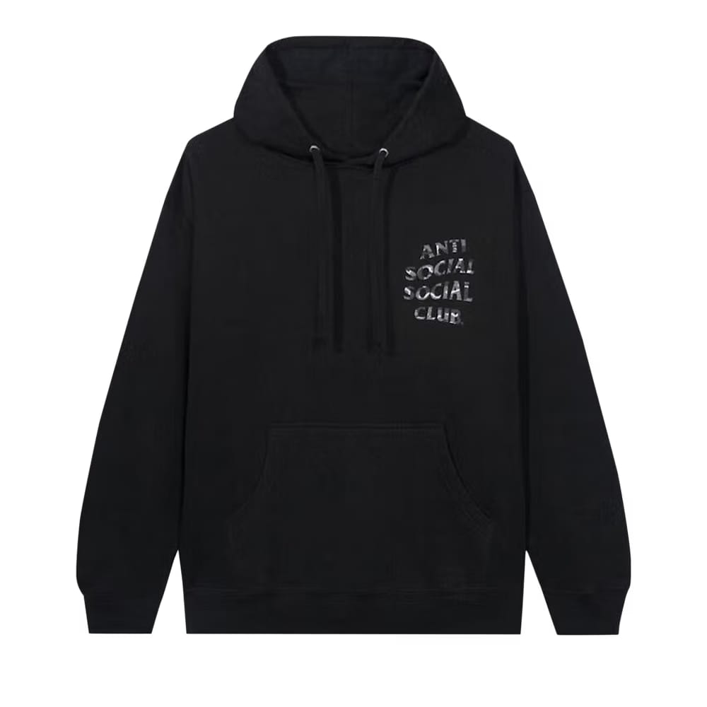 Anti Social Social Club Plain Sight Hoodie Black Purple