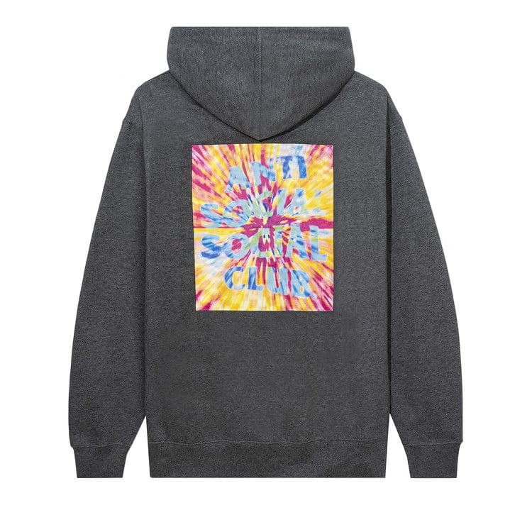 Anti Social Social Club What A Trip/No Vacation Hoodie Gunmetal Heather