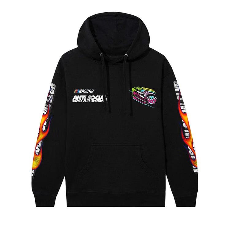 Anti Social Social Club x Nascar Daytona Hoodie Black