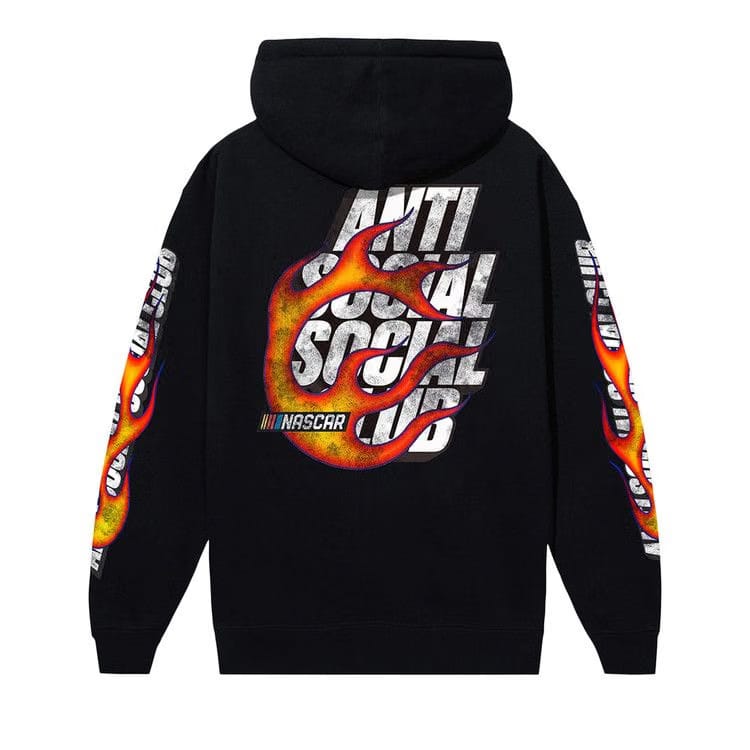 Anti Social Social Club x Nascar Daytona Hoodie Black