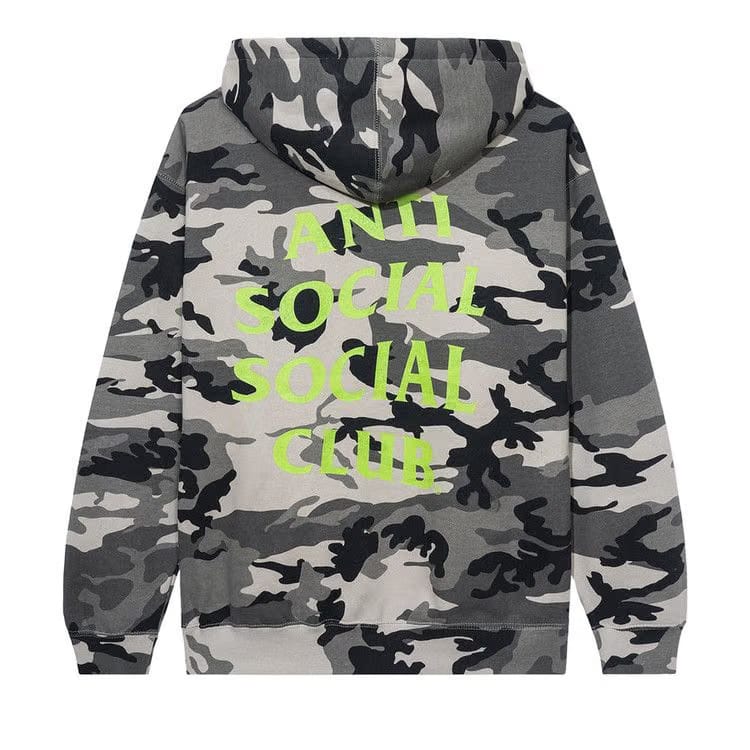 Anti Social Social Club :) * :( Ice Camo Hoodie Camo
