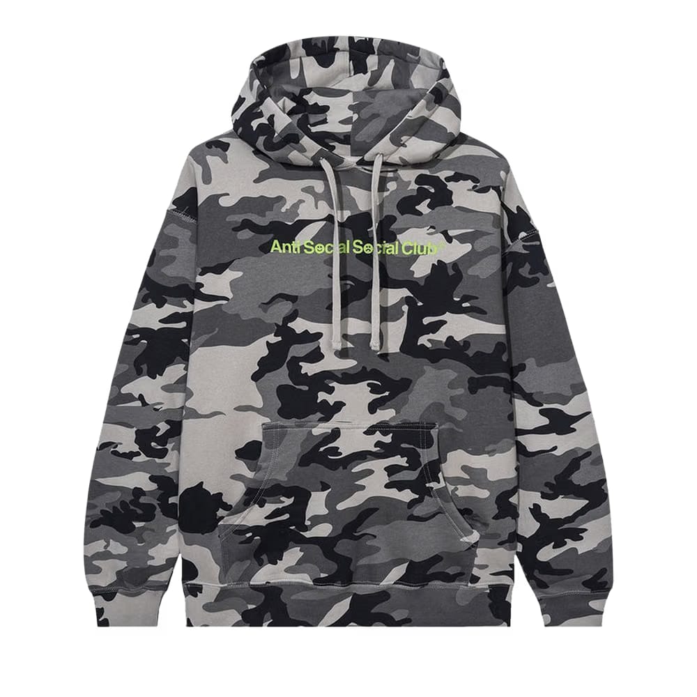 Anti Social Social Club :) * :( Ice Camo Hoodie Camo