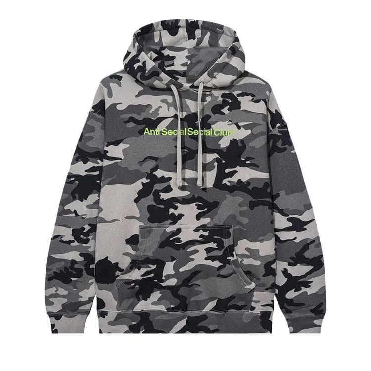 Anti Social Social Club :) * :( Ice Camo Hoodie Camo