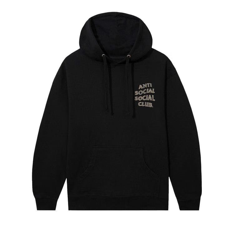 Anti Social Social Club Blurred Lines Mind Games Hoodie Black