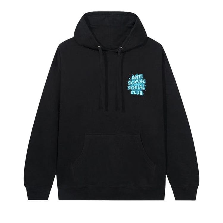 Anti Social Social Club I See Splash Hoodie Black/Blue