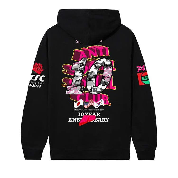 Anti Social Social Club Weird Years Hoodie Black