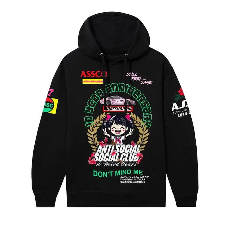 Anti Social Social Club Weird Years Hoodie Black