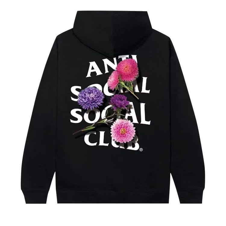 Anti Social Social Club Broken Vase Hoodie Black