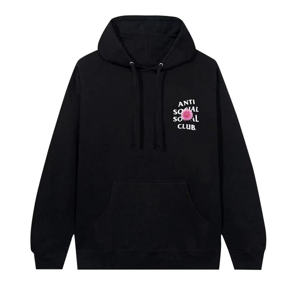 Anti Social Social Club Broken Vase Hoodie Black