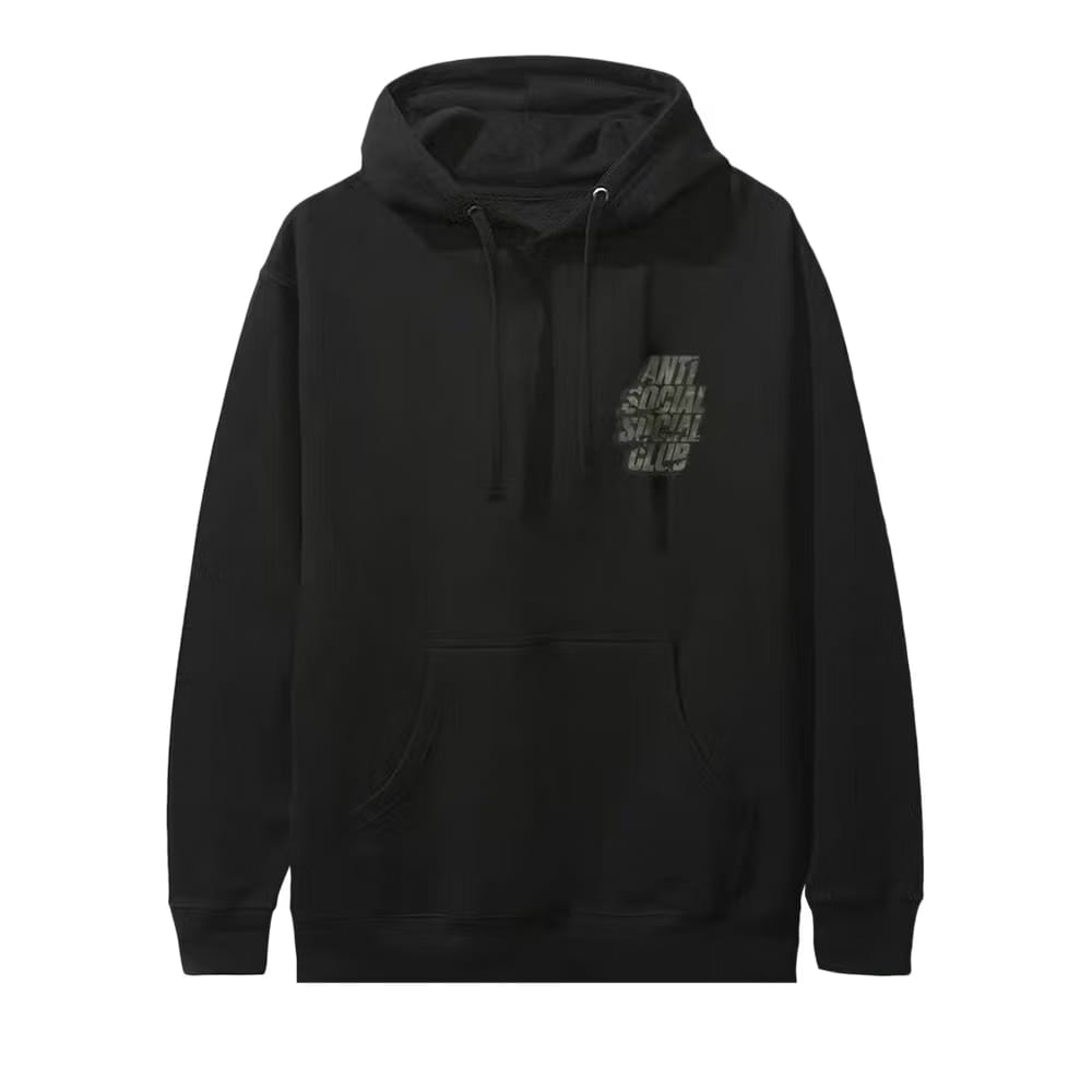 Anti Social Social Club Blocked Hoodie Black/Green Camo