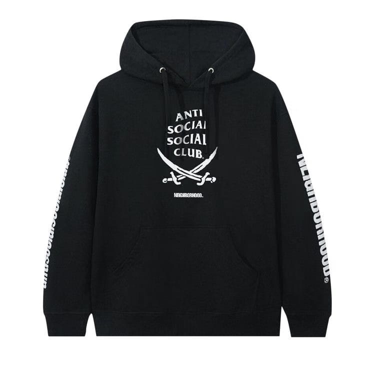 Anti Social Social Club x Neighborhood 6IX Hoodie Black