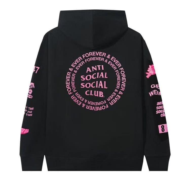 Anti Social Social Club Mantras Hoodie Black