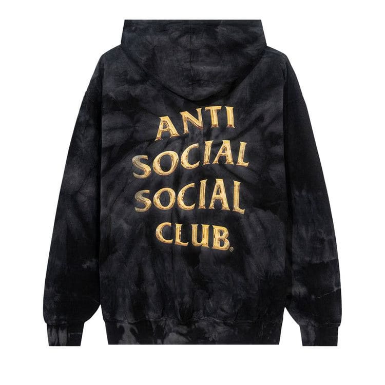 Anti Social Social Club Effectionate Tie Dye Hoodie Black