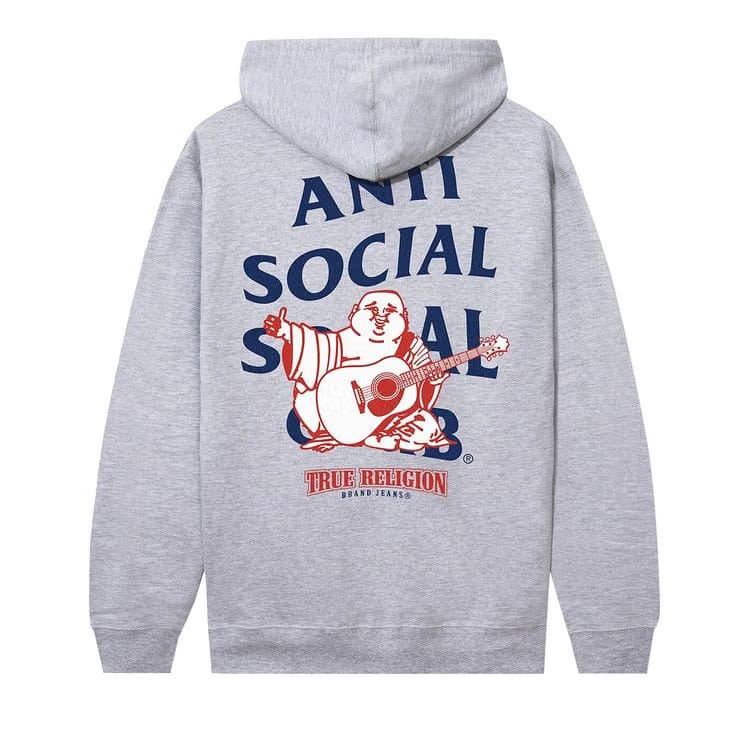 Anti Social Social Club x True Religion Anti-Truth Hoodie Ath Heather