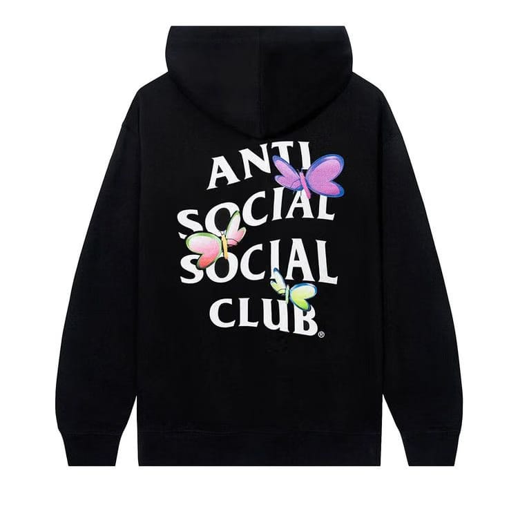 Anti Social Social Club Shell Shock Hoodie Black