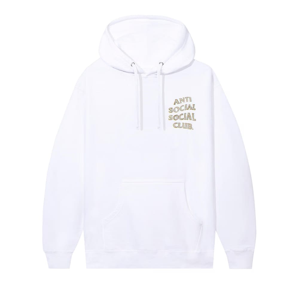 Anti Social Social Club Blurred Lines Mind Games Hoodie White