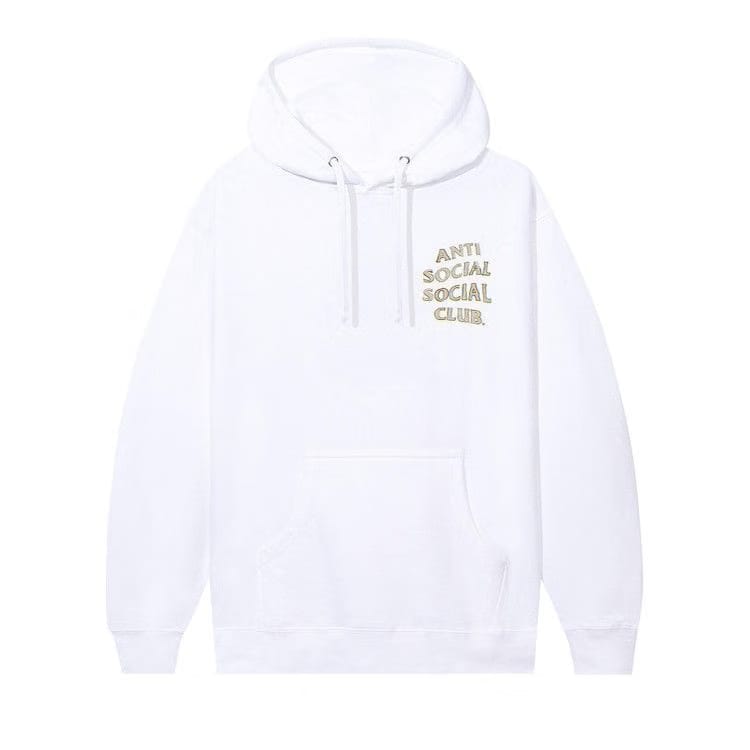 Anti Social Social Club Blurred Lines Mind Games Hoodie White