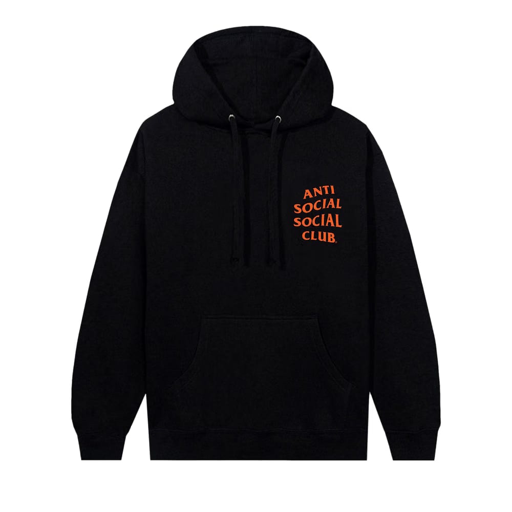 Anti Social Social Club Halloween Mind Games Hoodie Black/Orange