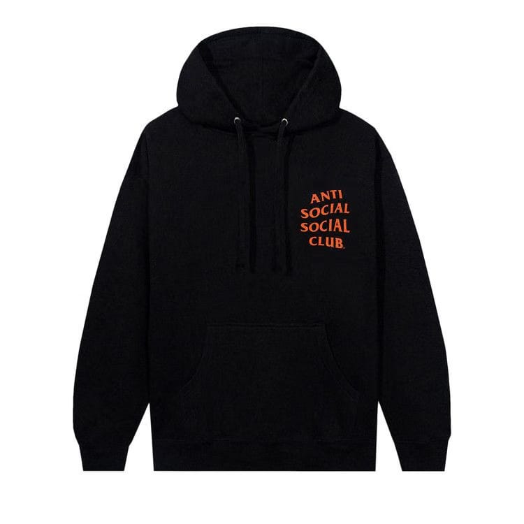 Anti Social Social Club Halloween Mind Games Hoodie Black/Orange